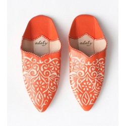 Engraved Slippers Orange