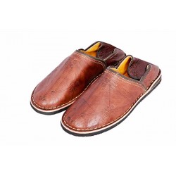 chocolate brown berber slippers
