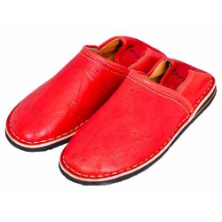 Berber red slippers