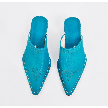 slippers turquoise