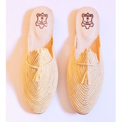 Raffia Slippers